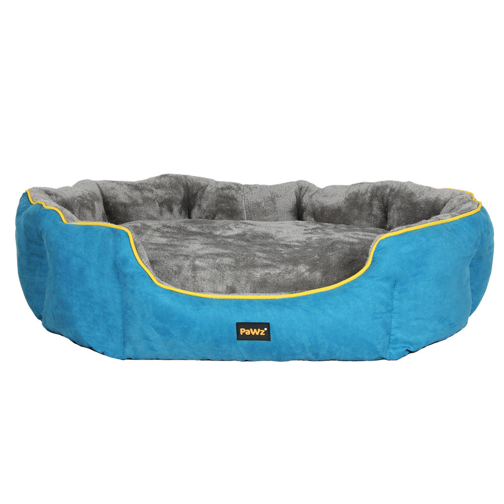 PaWz Electric Pet Heater Bed Heated S Blue Small-0