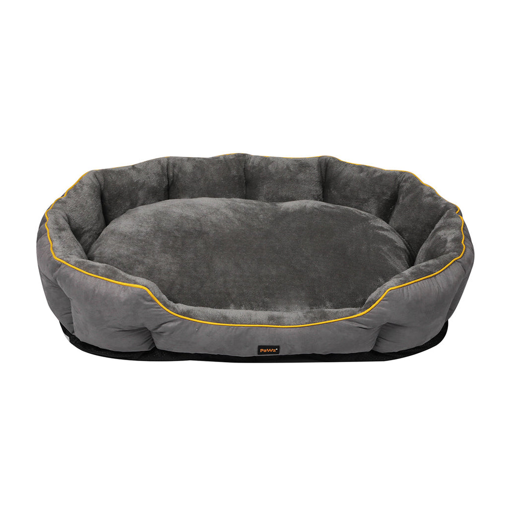 PaWz Electric Pet Heater Bed Heated M Grey Medium-0